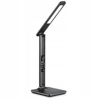 Stolová lampa 14 W+ LCD hodinový teplomer+ nabíjačka