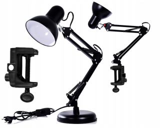 Retro vintage podkrovná stolová lampa