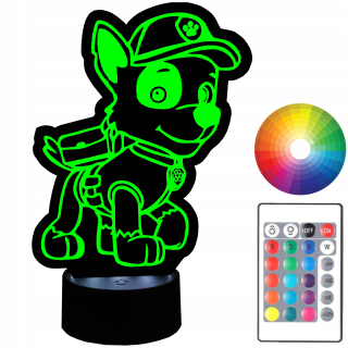LED nočná lampa PSI Patrol Rocky Darček Názov