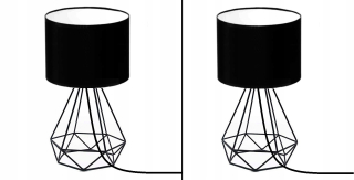 Moderná nočná lampa xl 2 kusy