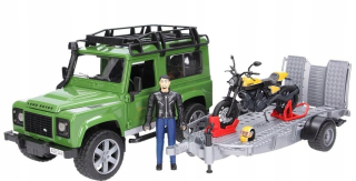 Land Rover berte s kvalitou motocykla ducati