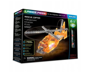 Laser Pegs 6in1 Záchranár Copter 61014