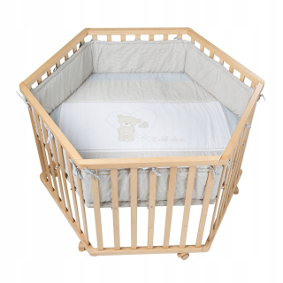 Laufgitter 0232 6-kin Playpen pre dieťa 119x72cm