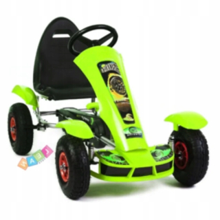 Lean 1002 Gokart Pumped Green Wheels