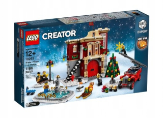 LEGO 10263 Hasičské remizy v zimnej dedine łódź