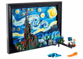 LEGO 21333 Nápady Starry Night V. Van Gogha