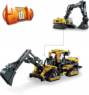 LEGO 42121 Technický rýpadlo - traktor, model 2 v 1