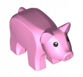 Lego 6319751 Pig Pig Pink 1 ks