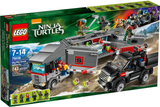 LEGO 79116 Korytnačky bojovník korytnačky ninja tir 24h