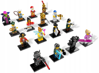 LEGO 8833 MIDIFIGURES 8 Series - Celá séria