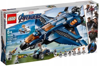 Lego Avengers 76126 Quinjet Black Widow Thor 24H!