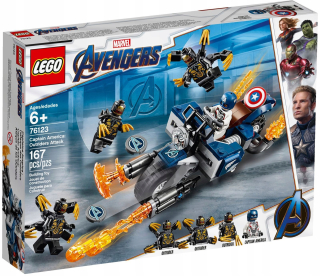 Lego Avengers Kap. Amerika Outnider Attack 76123