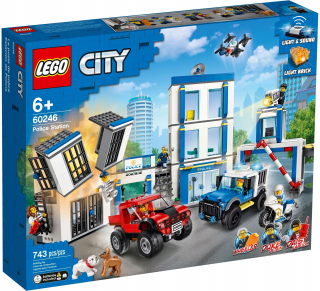 Lego City 60246 Policajná stanica policajná stanica auto