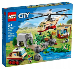 Lego City 60302 na záchranu divých zvierat, Lego