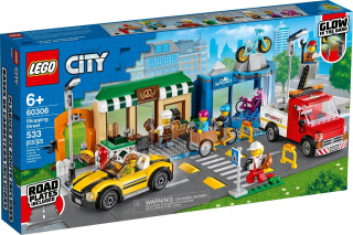 Lego City 60306 Nákupné ulice Blocks City Shop