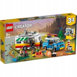 Tvorca Lego 31108 Holiday Camping s rodinou