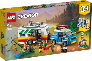 LEGO CREATOR Dovolenkové kempovanie s rodinou 3v1 31108