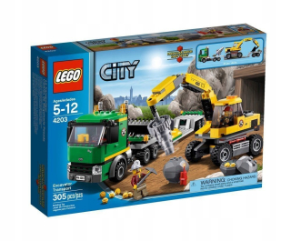 LEGO City 4203 Bager s transportérom L