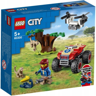 Lego City 60300 Quad Lifguards Divoké zvieratá
