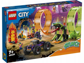 Lego City. 60339 Kaskader Arena s dvoma slučkami