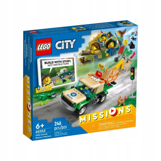 Misia Lego City na záchranu divokých zvierat (60353)