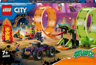 Lego City Stuntz Stunt Arena s dvoma slučkami