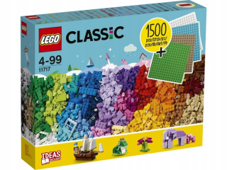LEGO Classic 11717 Kocky, tehly, dlaždice