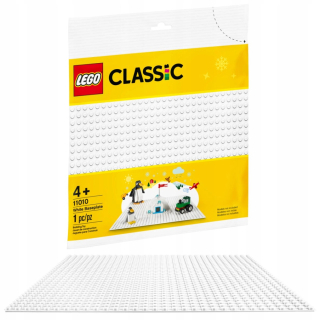 Lego Classic - Biela konštrukčná dlaždica (11010)