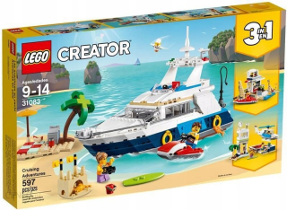 Tvorca Lego 3in1 31083 Adventures on Travel - Yacht