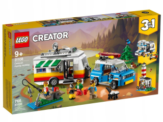 Tvorca Lego 3in1 Holiday Camping s rodinou 31108