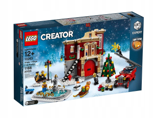 Hasičská stanica lego tvorca 10263 zima