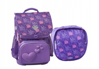 Lego Friends School Backpack Optimo Hearts Heart 3D srdce