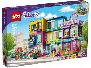 Budovy Lego Friends v budovách hlavnej ulice P