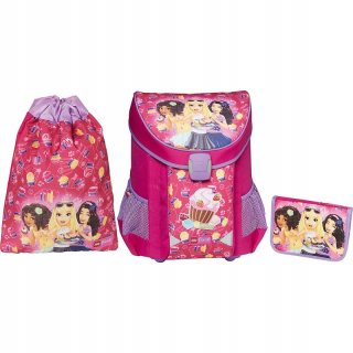 Lego Friends Backpack Schoolbag s vreckom na ceruzku a tašku