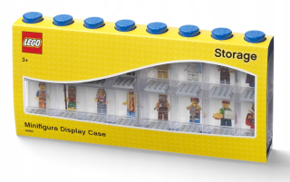 Kontajner skrinky Lego 16 minifigures modrá