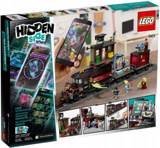 LEGO skrytá strana 70424 Vlak SPECTRUM CIUCHCIA RAIL