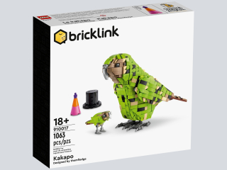 LEGO nápady Bricklink Parrot Kakapo 910017