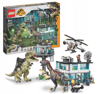 Lego Jurassic World Attack giganotosaur terizinaur