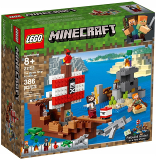 Lego Minecraft Adventure na pirátskej lodi 21152