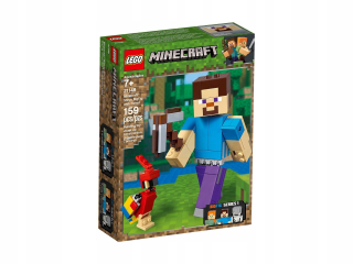 Lego Minecraft 21148 BigFig - Steve s novým papagálom