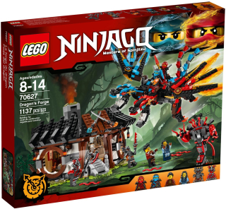 Kocky LEGO NINJAGO 70627 Kai Dragon's Dragon's Forge