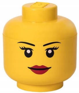 Lego kontajnerová hlava dievča dievča veľká veľkosť l