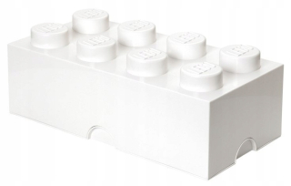 LEGO Blok kontajneru 8 biely 2x4 + katalóg