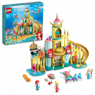 LEGO princezná podvodný palác Arielki 43207 6+