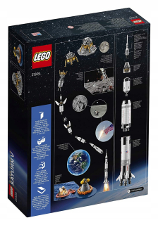 Lego vesmírna raketa Nasa Apollo Saturn V jedinečná