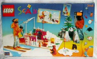 Lego Scala 3148 Winter Sports Barbie jedinečný nový