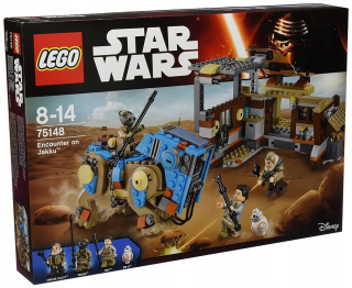 Stretnutie LEGO Star Wars 75148 na Jakku BB8 Rey