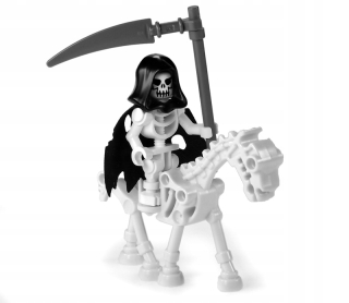 LEGO smrť - kostra / kostná kosť + no. 19 /