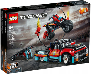 LEGO Technic Van a Motocycle 42106