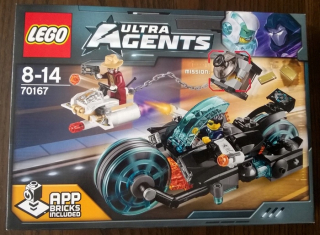 Lego Ultra Agents Invizab Escape so zlatom 70167